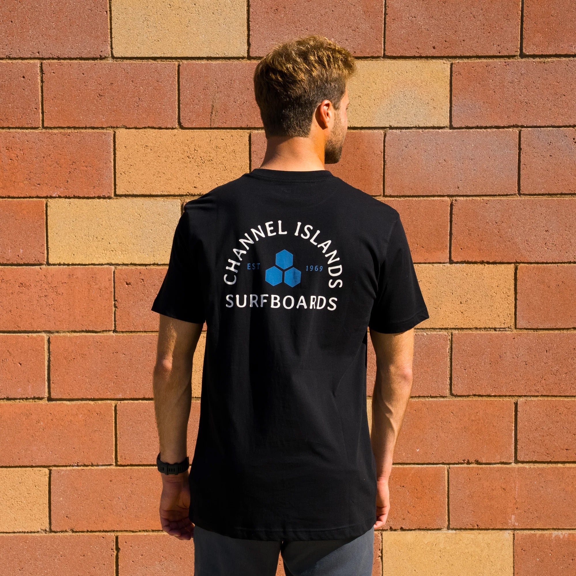 Premium Channel Islands Men's Short Sleeve T-Shirt - Breathable Cotton Blend, Black & Lagoon Color Options - Perfect for Casual Wear, Beach Outings & Summer Activities