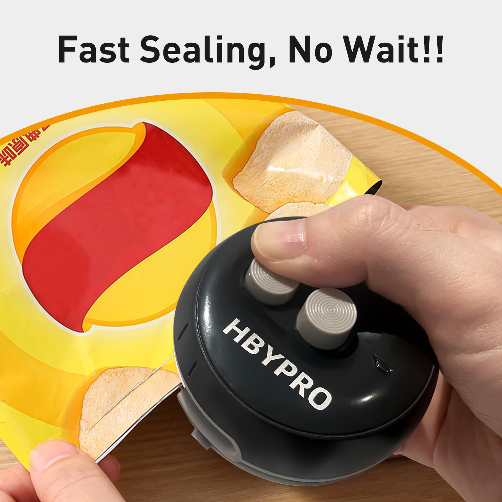 Mini Bag Sealer - Rechargeable Snack & Food Storage for Travel & Home