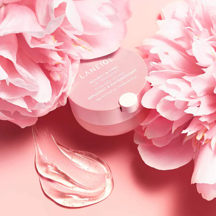 LANEIGE Bouncy & Firm Plumping Lip Treatment - Hydrating Lip Balm for Soft, Full Lips | Perfect for Daily Moisture & Night Care