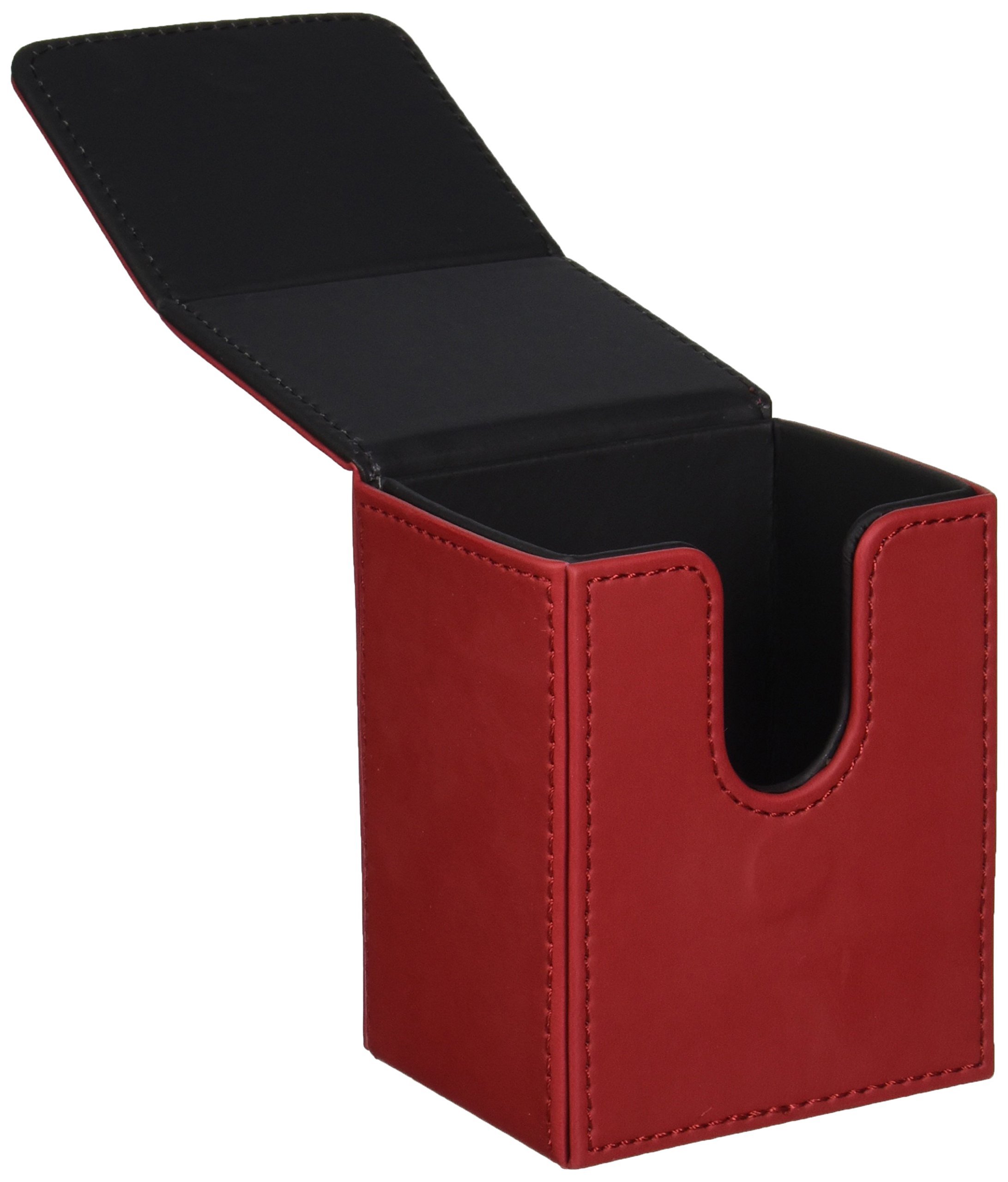 BCW Supplies LX Deck Case for Trading Card Games - Protective Storage Box for MTG, Pokemon, Yu-Gi-Oh Cards - Durable Red Cardboard Deck Holder (Perfect for Collectors, Tournaments & Card Organization)