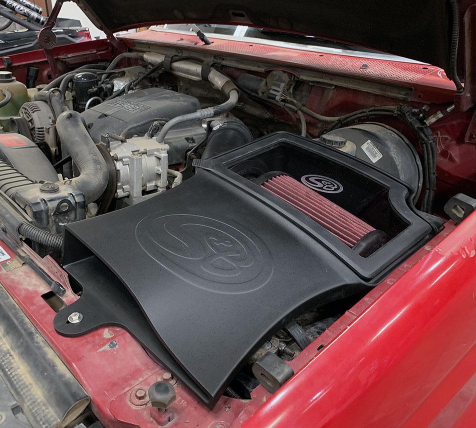 1994-1997 Ford Powerstroke 7.3L Cold Air Intake Kit by S&B Filters - High Performance Air Intake System for Improved Engine Power & Fuel Efficiency - Perfect for Off-Roading, Towing & Diesel Performance Upgrades