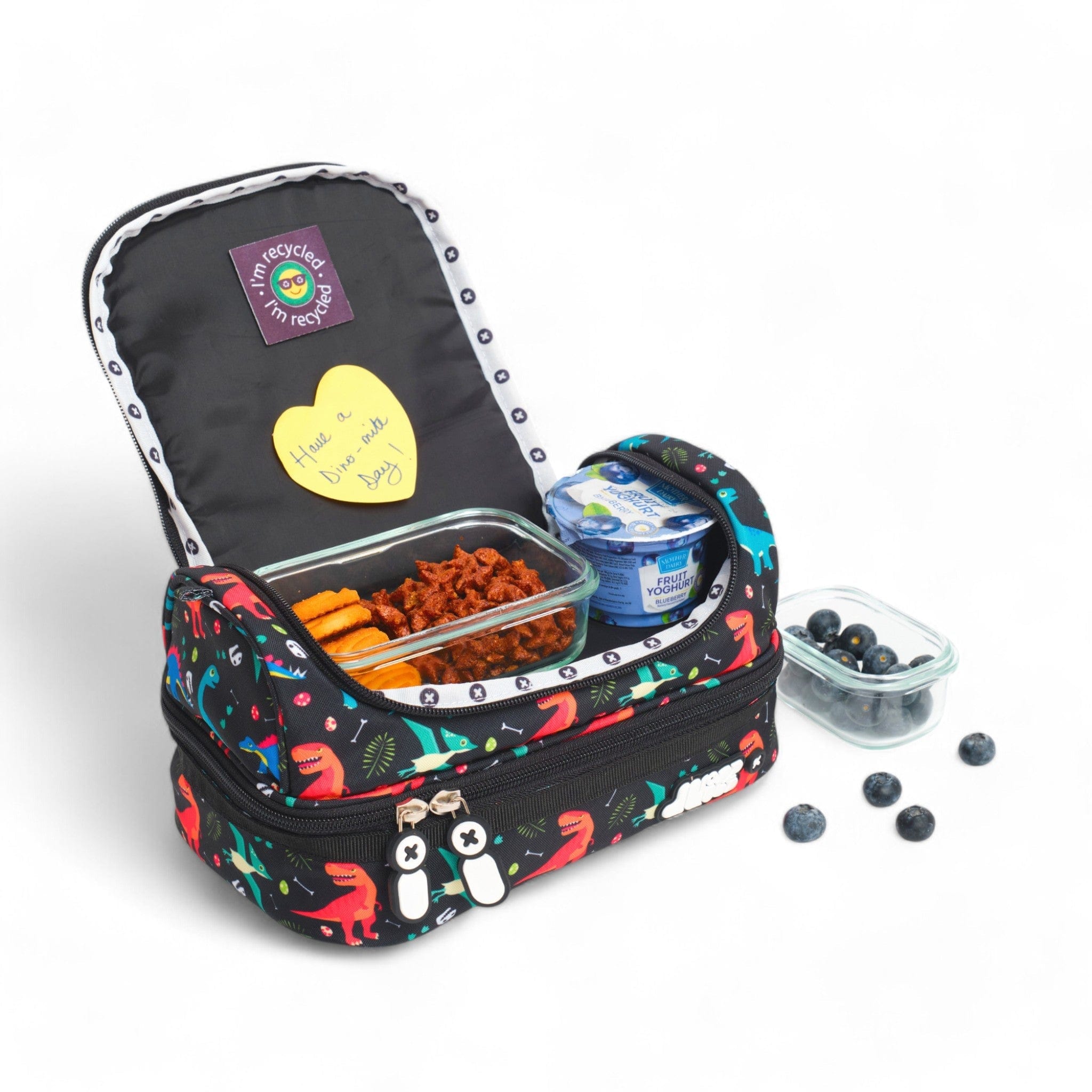Dinosaur Insulated Lunch Box for Kids - Leak Proof & Eco-Friendly Reusable Lunch Bag for School, Work, Picnics & Outdoor Activities