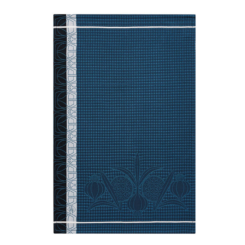 Blue Garlic Hand Towel - Soft & Absorbent Kitchen & Bath Towel for Home, Gym, Spa, and Travel Use