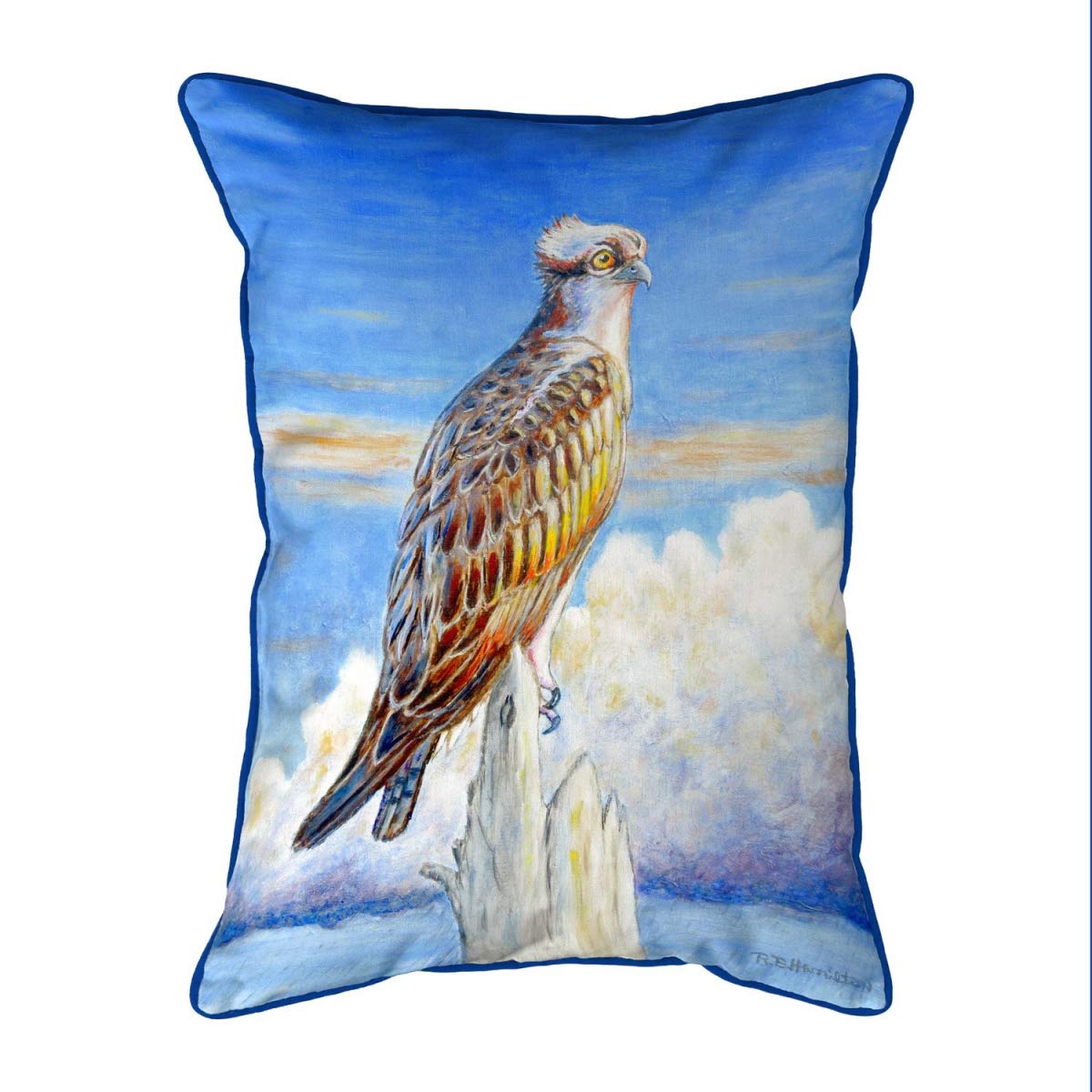 Betsy Drake ZP1109 Decorative Throw Pillow 20x24 Inches Multi-Color - Perfect for Sofa, Bed, Couch & Home Decor