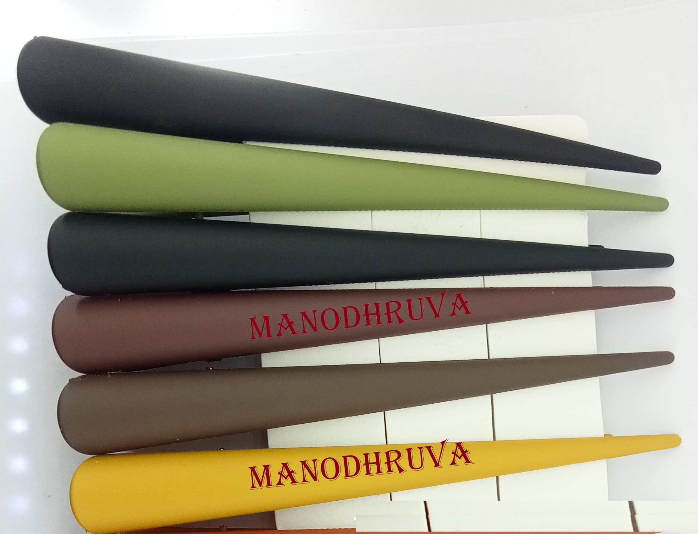 MANODHRUVA 6-Piece Colorful Alligator Hair Clips with Teeth - Long Strong Hold Hair Clips for Women & Girls (Pack of 6) - Perfect for School, Parties, and Everyday Hairstyles