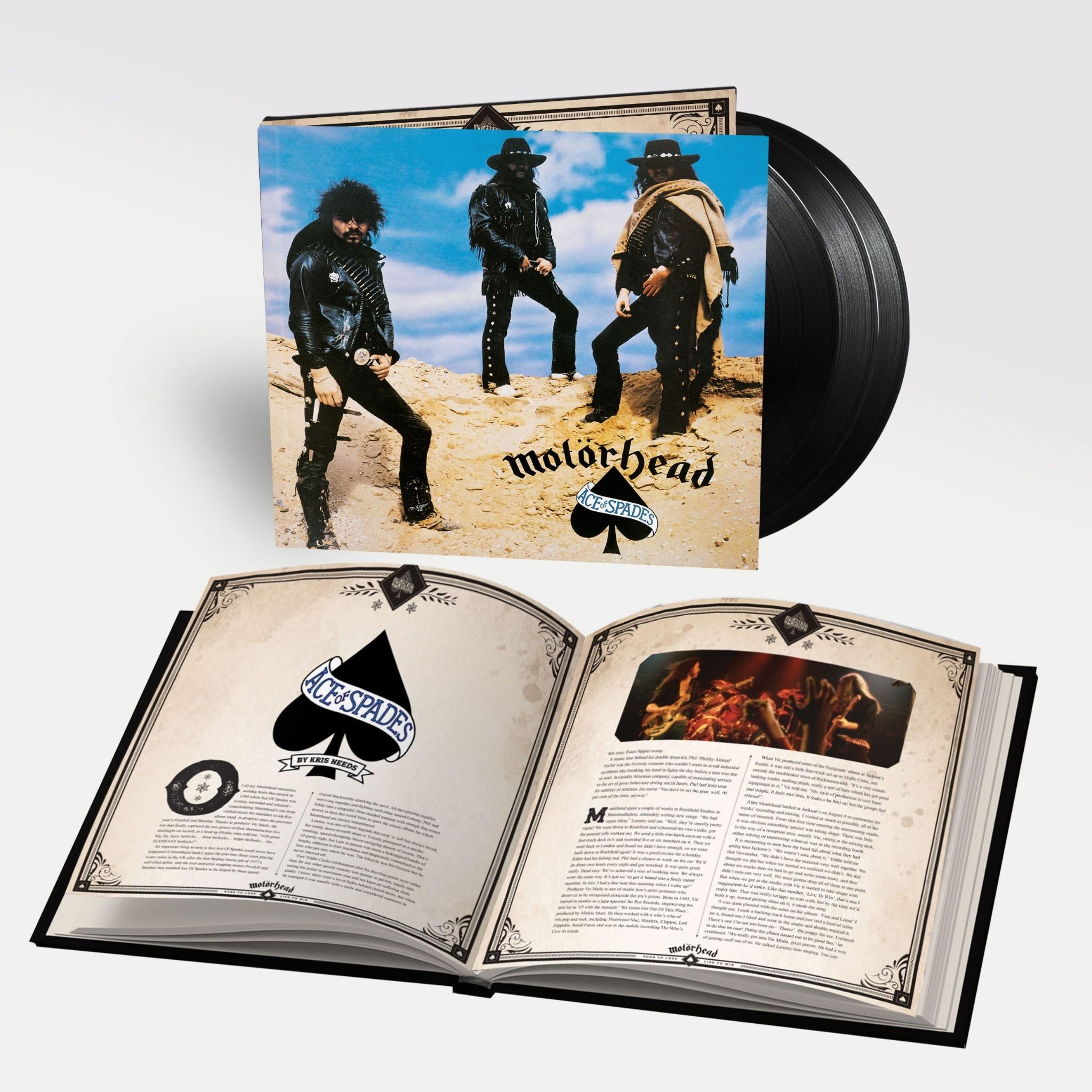 Ace Of Spades 40th Anniversary Deluxe Vinyl Edition - Motörhead Classic Album - Limited Collector's Edition for Vinyl Enthusiasts & Rock Music Fans - Perfect for Home Listening, Gifts & Music Collections