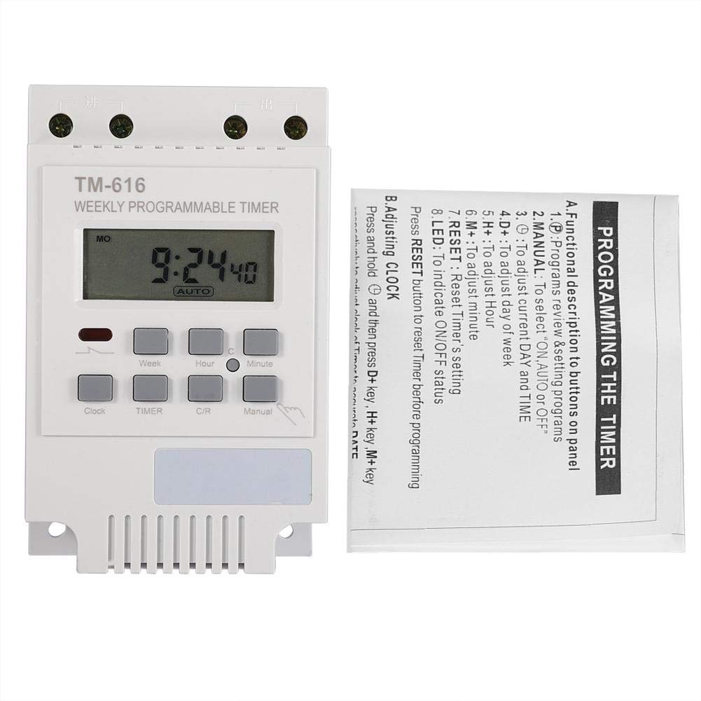 12V Digital Timer Switch - Energy Saving Electric Timer for Lights, TV, Radio & Household Appliances | Perfect for Home Automation & Power Saving