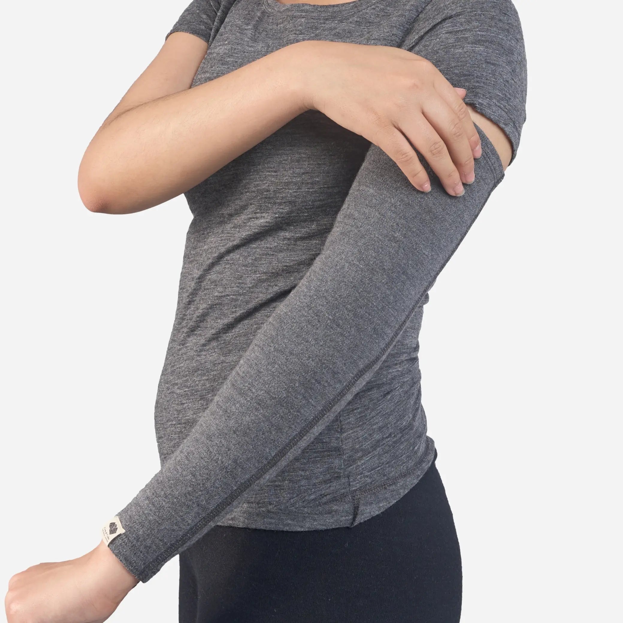 Alpaca Wool Arm Sleeves for Men & Women - 300 Lightweight Thermal Compression Sleeves for Sports, Running, Cycling & Outdoor Activities