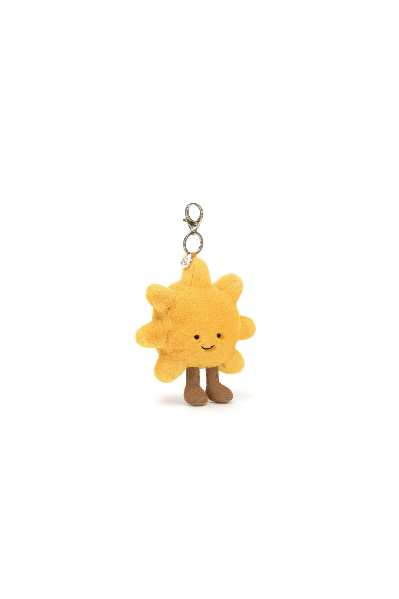Jellycat Amuseables Sun Bag Charm - Cute & Soft Plush Keychain for Bags, Backpacks & Keys - Perfect Gift for Kids & Adults | Beach, Summer & Everyday Use