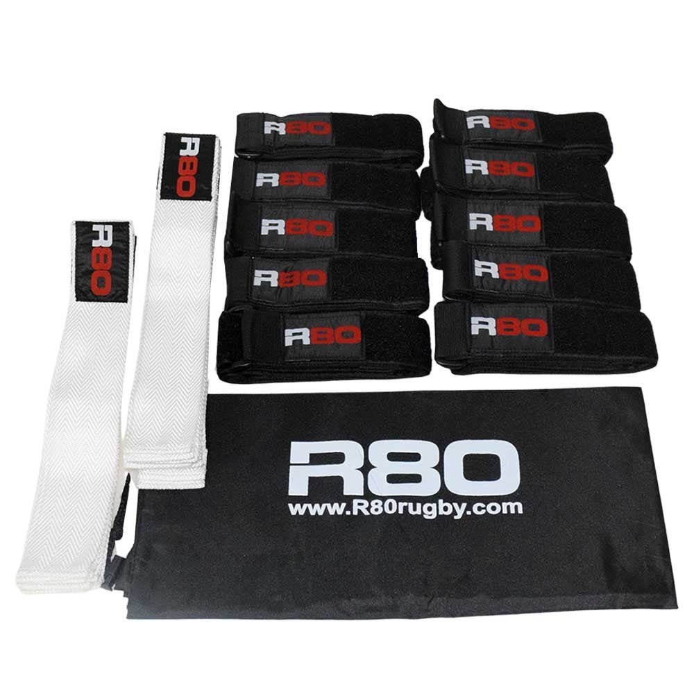 R80 Junior Rippa Rugby Set for 15 Players - Kids Rugby Training Equipment for Schools & Youth Teams | Perfect for Practice, Games & Team Sports Activities