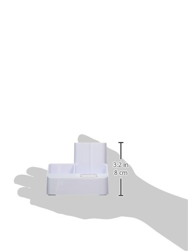 Rapesco White Desk Organizer for Office & Home Use
