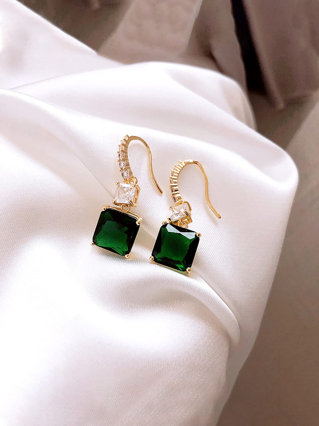 Fashion Women's Yellow Chimes Crystal Earrings - Gold Tone Black Color Dangle Earrings for Birthday, Anniversary Gifts | Perfect for Parties, Weddings & Special Occasions