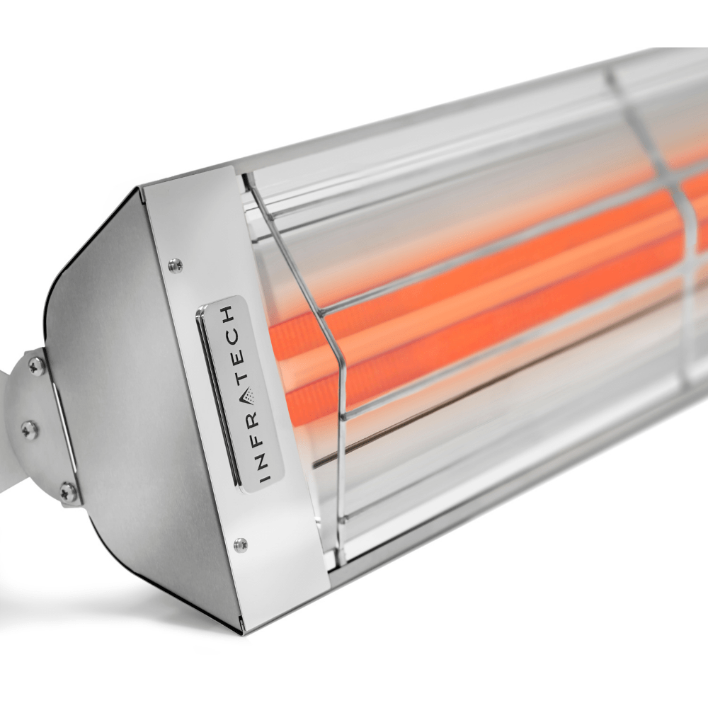 Infratech WD Series 61-Inch 6000W Dual Element Flush Mount Infrared Electric Heater for Patio, Garage & Outdoor Heating - Energy Efficient Indoor/Outdoor Space Heater