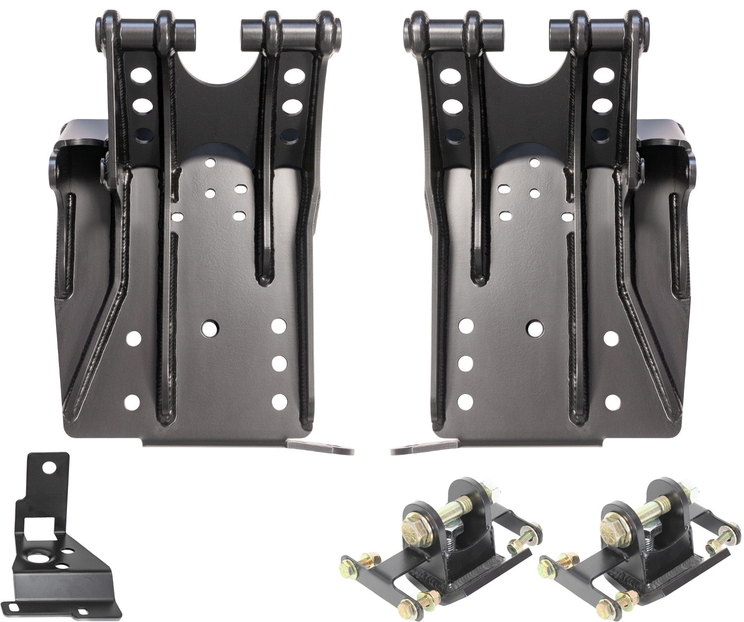2005-2016 Ford F250 F350 Coilover Conversion Bracket Kit - Heavy Duty Suspension Upgrade for Off-Roading & Towing