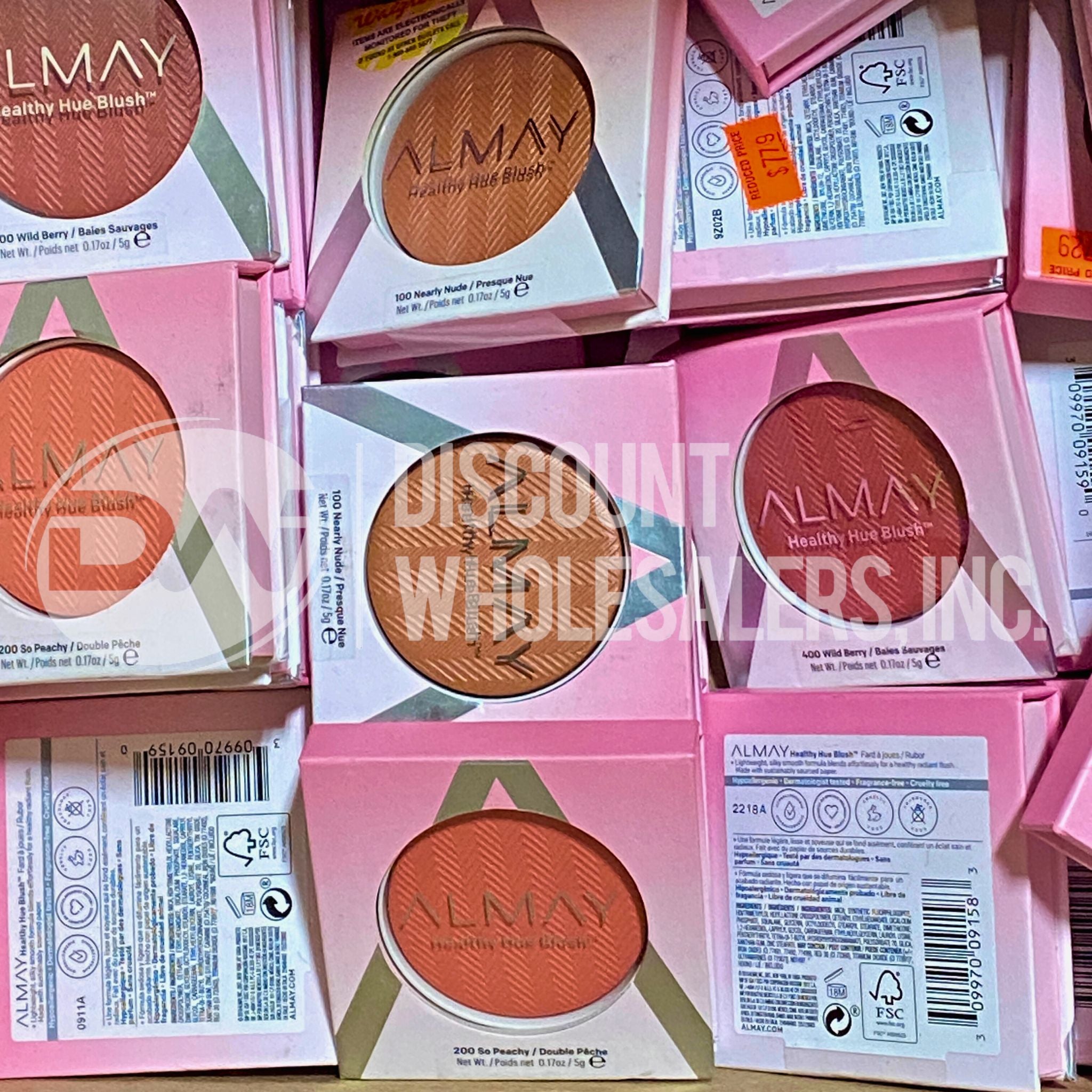 Almay Assorted Blush Palette - 50 Pcs Multi-Shade Cheek Makeup Kit for Natural Flush | Perfect for Daily Wear, Professional Makeup & Special Occasions