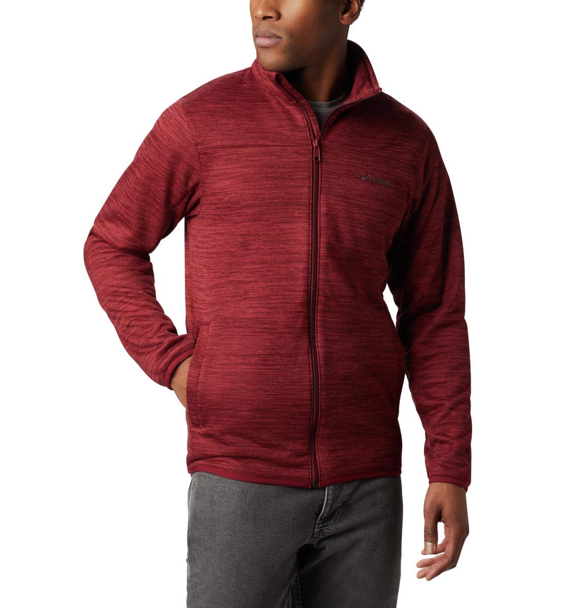 Columbia Men's Birch Woods II Full Zip Fleece Jacket - Warm & Comfortable Outdoor Fleece for Hiking, Camping & Casual Wear