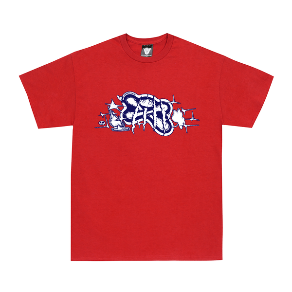 Limosine Bonesaw Graphic T-Shirt (Red) - Trendy Streetwear for Casual Outfits & Urban Fashion