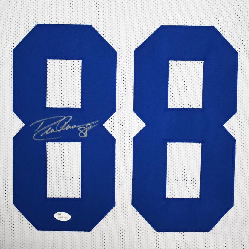 Drew Pearson Autographed Dallas Cowboys White Custom Jersey - Authentic Signed NFL Football Jersey for Collectors, Fans, and Sports Memorabilia Enthusiasts - Perfect for Display, Gifting, and Game Day
