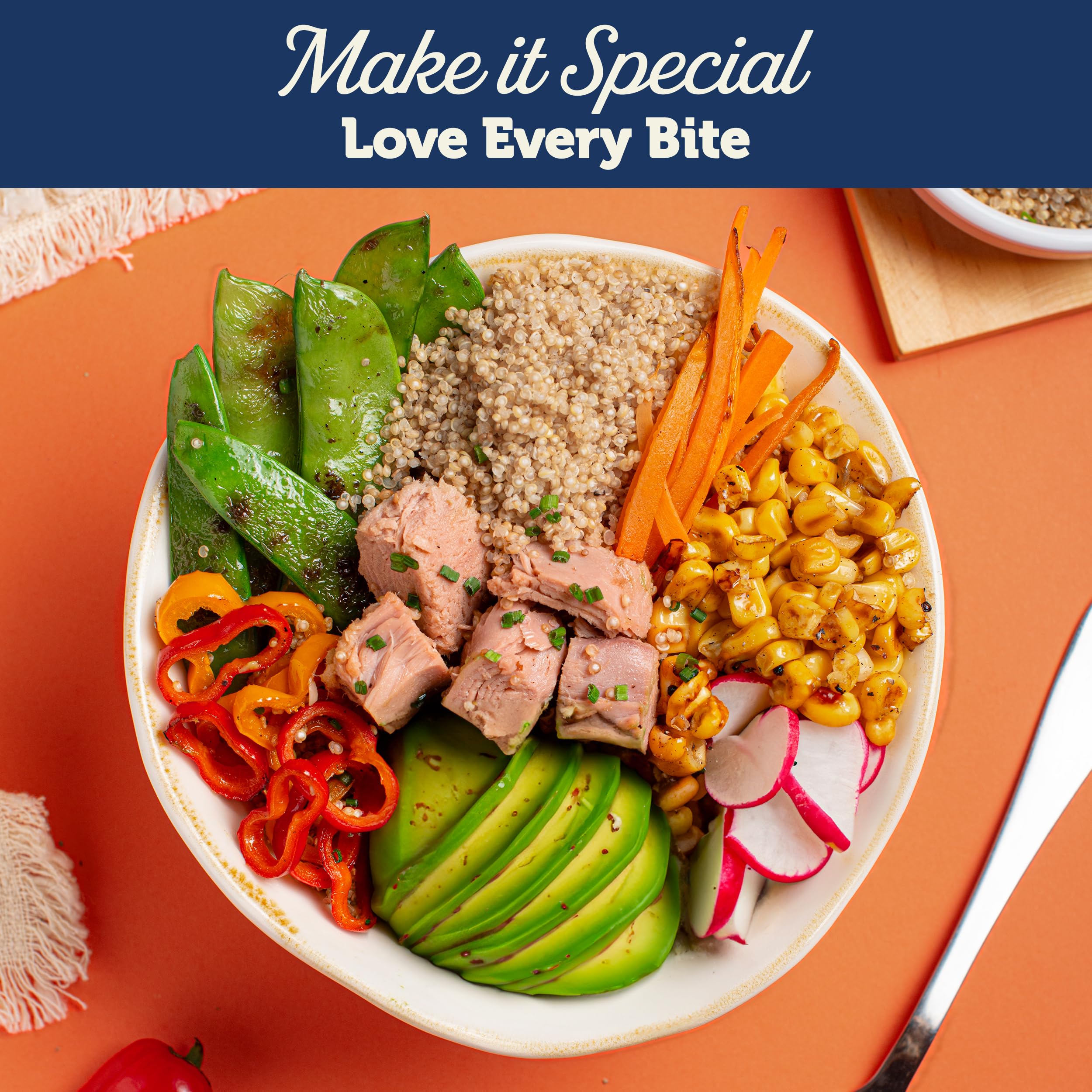 Premium Wild-Caught Yellowfin Tuna in Spring Water - 12 Pack (5 Oz Cans) | Sustainably Sourced, Non-GMO, Gluten Free | High Protein (24g) Canned Tuna for Salads, Sandwiches, Pasta & Healthy Recipes | Perfect for Keto, Paleo & Meal Prep