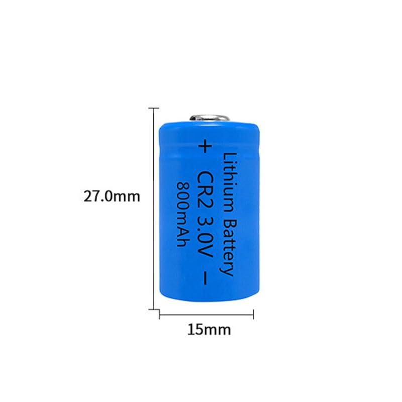 3.0V 800mAh CR2 15270 Lithium Batteries - 4 Pack for LED Lights, Mini Fans, Cameras & More - Long Lasting Power for Home, Office & Outdoor Use