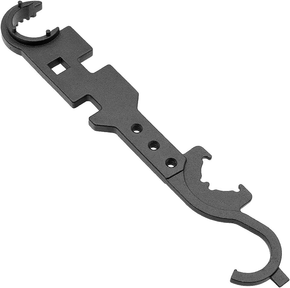 Best Multi-Function Armorer's Wrench - AR15 Lock Spanner Tool for Gun Maintenance & Firearm Assembly | Perfect for Gunsmiths, Shooters & Home Armory
