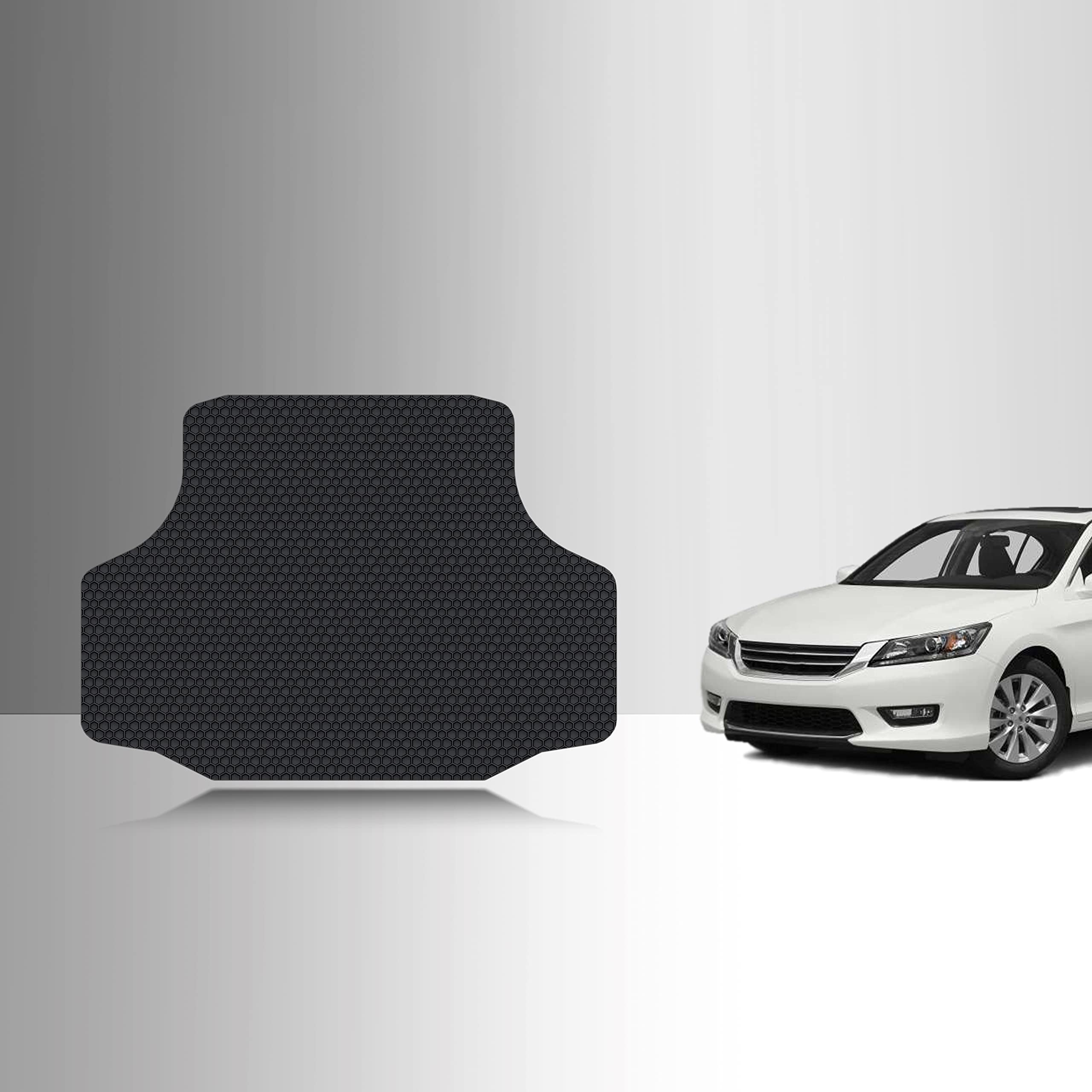 ToughPro Heavy Duty All Weather Cargo Liner & Trunk Mat for Honda Accord 2018-2022 - Durable Black Rubber Car Accessories (Made in USA) | Perfect for Road Trips, Grocery Hauling & Outdoor Adventures