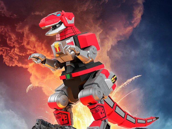 Mighty Morphin Power Rangers ULTIMATES! Tyrannosaurus Dinozord Action Figure - Collectible Toy for Fans & Collectors - Perfect for Display, Play, and Power Rangers Themed Parties