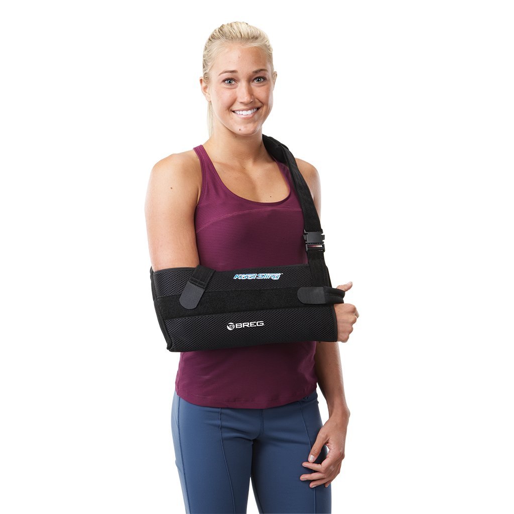 Kool Shoulder Sling (Medium) - Adjustable & Comfortable Arm Support for Injuries, Sports & Daily Use