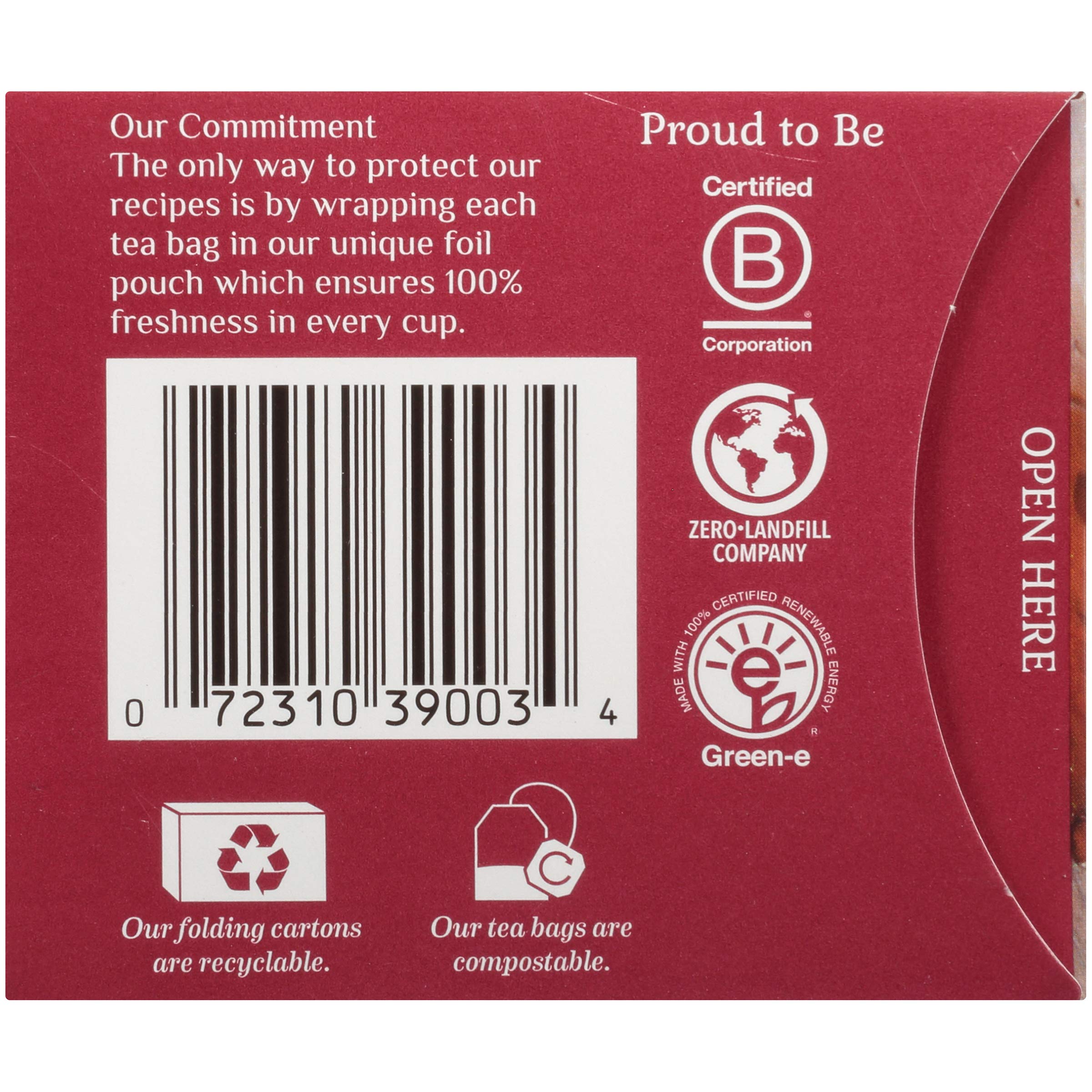 Bigelow Botanicals Cold Water Infusion Strawberry Lemon Orange Blossom Herbal Tea Bags - Caffeine Free, 18 Count (Pack of 1) - Refreshing Iced Tea for Summer, Relaxation & Hydration