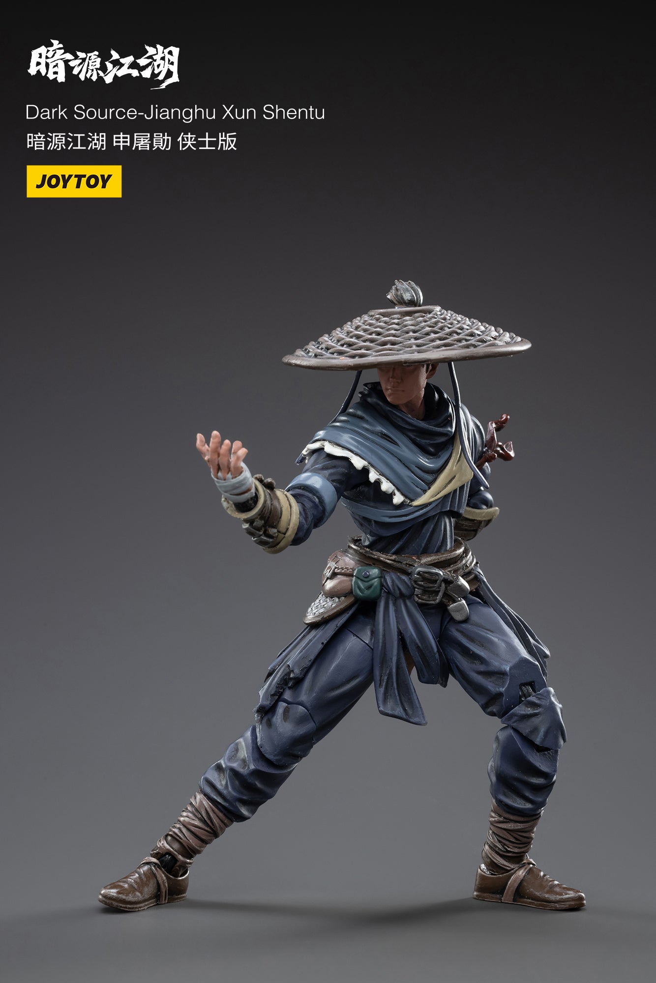 1/18 JOYTOY 3.75 Inch Action Figure - Dark Source Jianghu Tuxun Shen Collectible Toy for Display & Play | Perfect for Collectors, Gift Giving & Role Playing Scenes