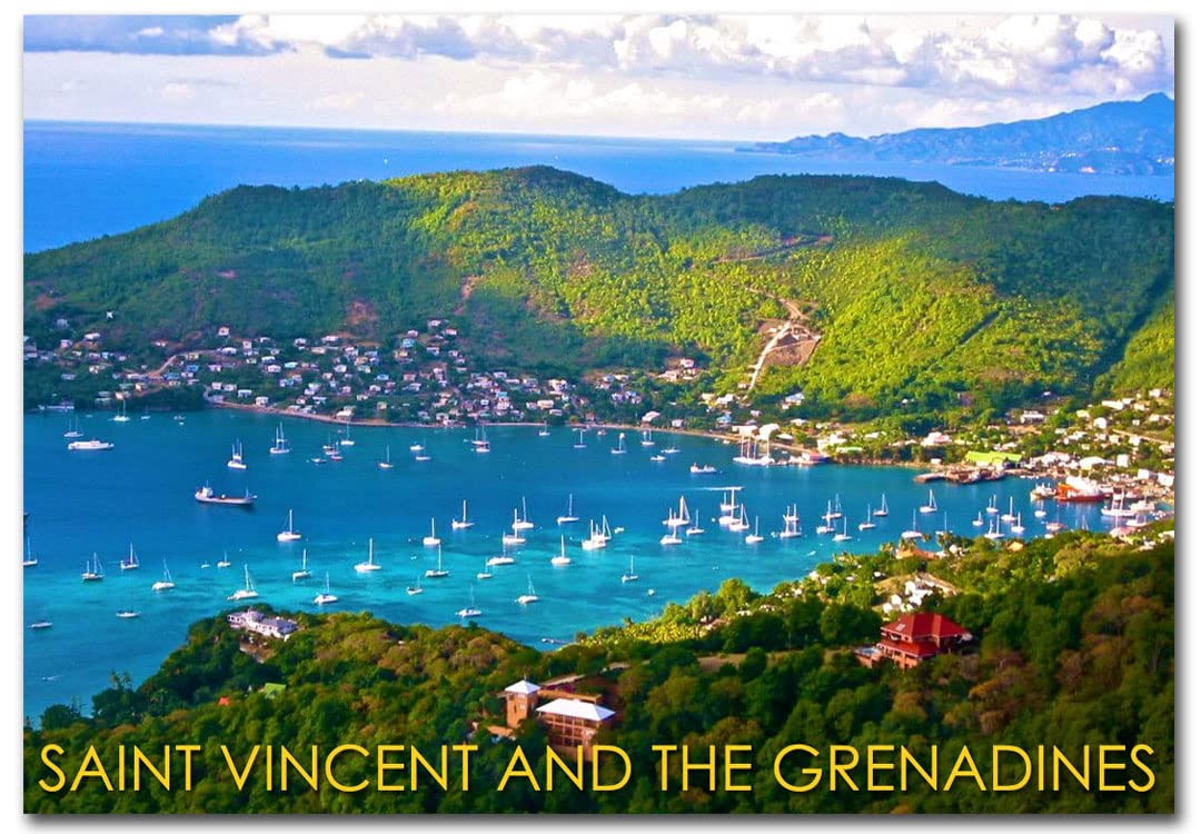 Saint Vincent and The Grenadines Travel Souvenir Fridge Magnet - 2.5x3.5 Inch Collectible Caribbean Island Gift for Tourists, Perfect for Refrigerators, Lockers & Scrapbooking