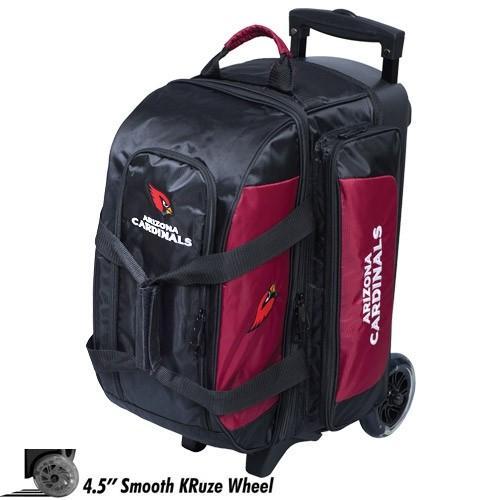 Arizona Cardinals NFL Double Roller Bowling Bag - Durable & Spacious for Team Gear & Sports Equipment - Perfect for Bowling, Travel & Game Day