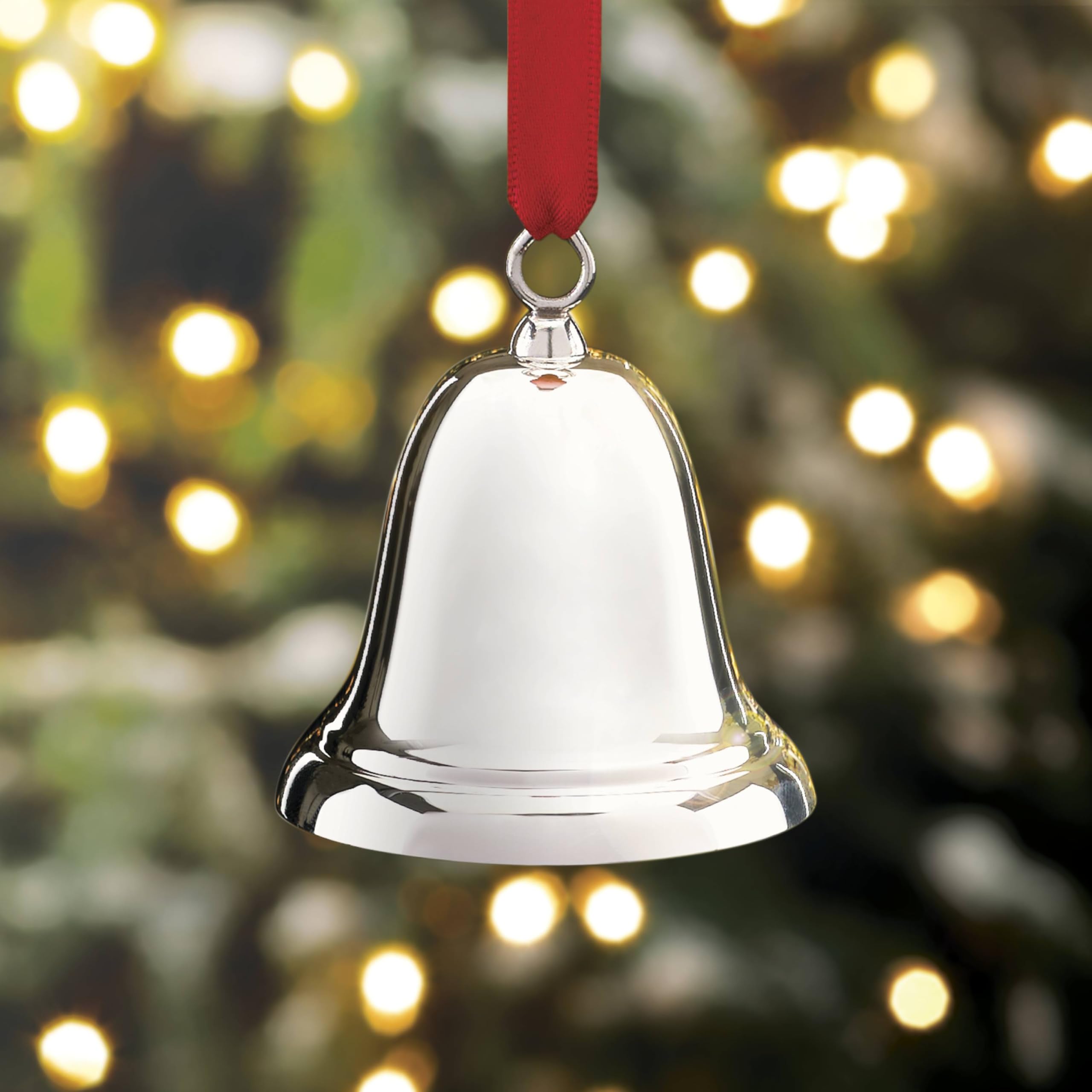 Reed & Barton x800 Ring in the Season Legacy Bell Sterling Silver Christmas Ornament - Perfect for Holiday Tree Decorations & Festive Home Decor