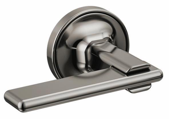 Brizo Allaria 2-Handle Wall Mount Tub Filler Lever Handle Kit in Brilliance Black Onyx (HL70468 BNX) - Perfect for Modern Bathroom Renovations and Luxury Shower Installations