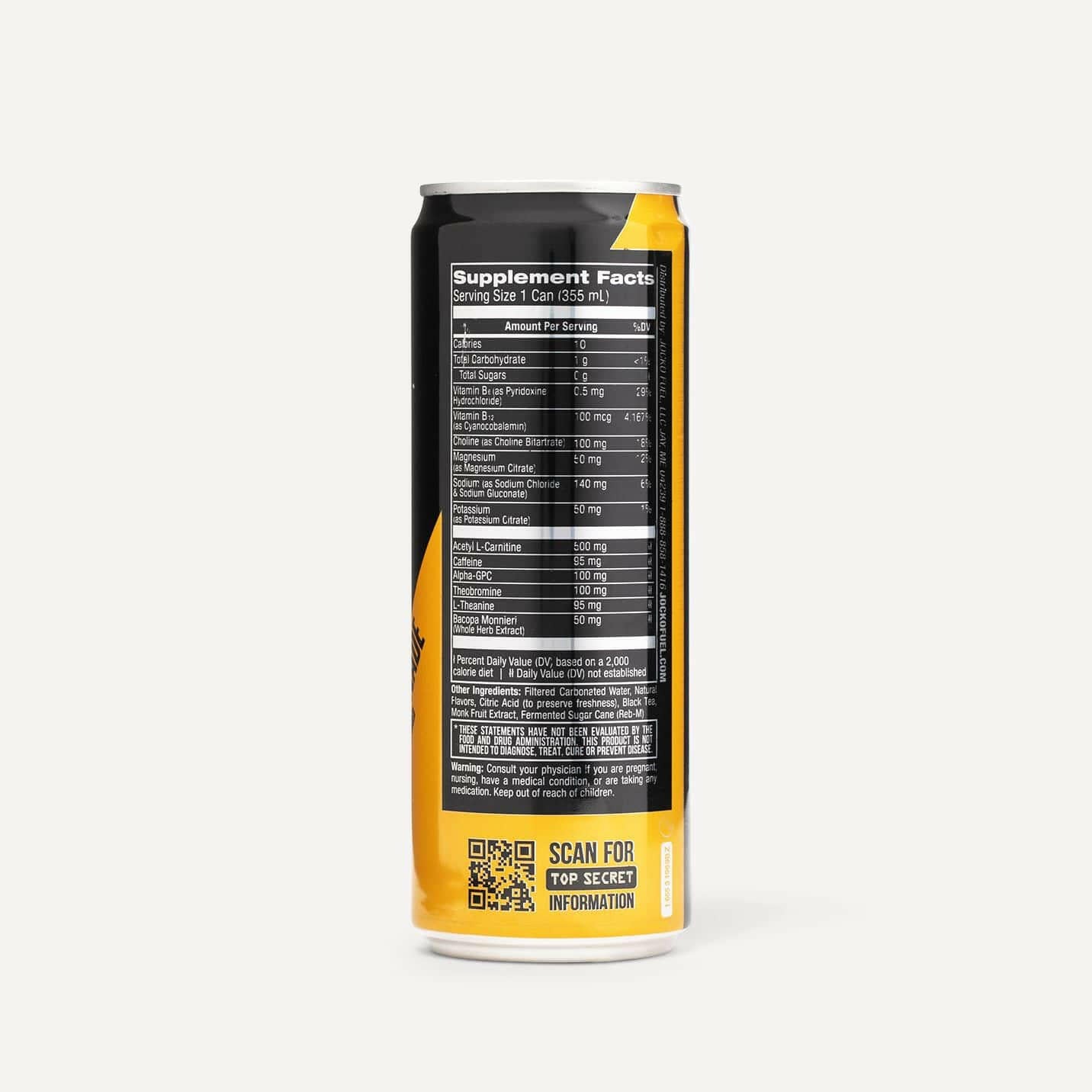 JOCKO GO Energy Drink - 12 Pack | Sugar-Free Pre Workout & Post Workout Supplement | Boost Energy & Focus for Gym, Running & Fitness