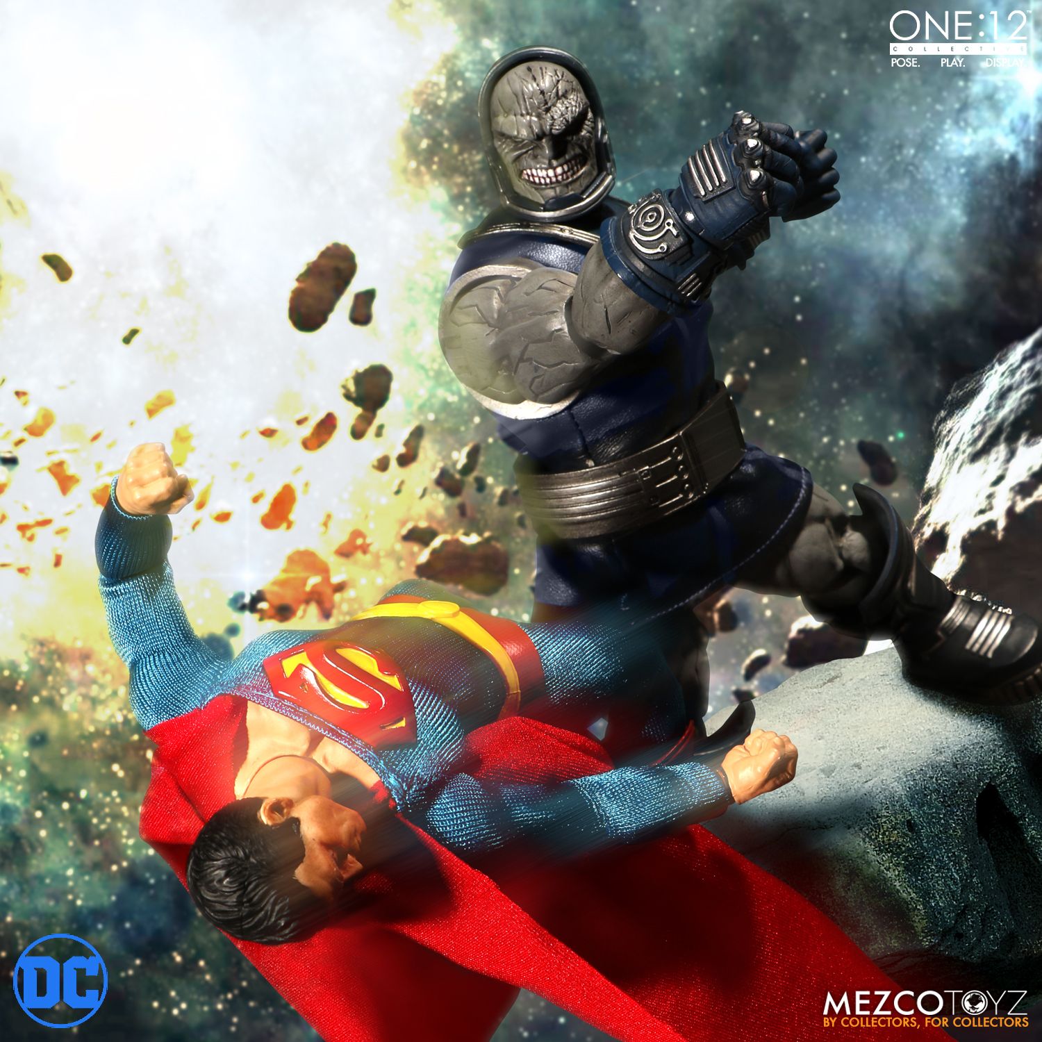 Mezco Toyz One:12 Collective DC Comics Darkseid 1/12 Scale Action Figure - Premium Collectible Toy for DC Fans, Display & Photography Scenes