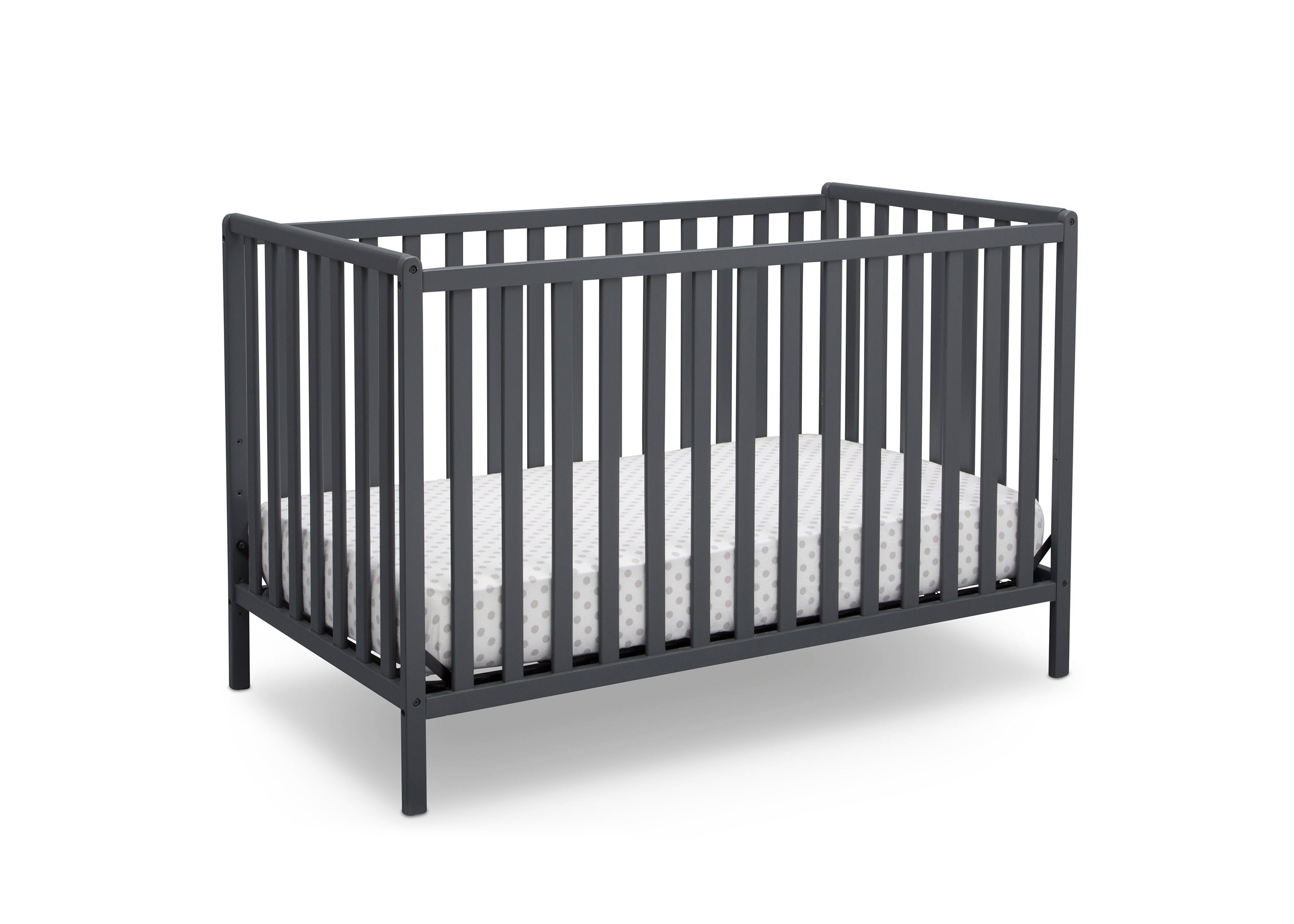 Heartland 4-in-1 Convertible Baby Crib - Toddler Bed, Daybed & Full-Size Bed - Safe Nursery Furniture for Newborn to Adult - Perfect for Baby Rooms, Daycare Centers & Guest Bedrooms