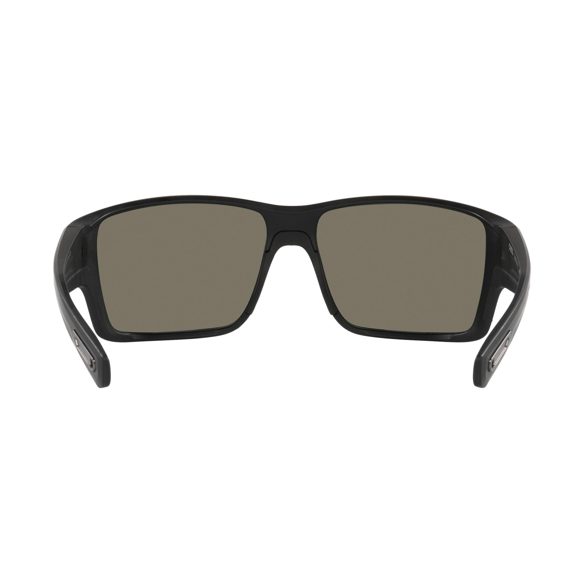 Costa Del Mar Reefton PRO Polarized Sunglasses for Men - UV Protection Fishing, Boating & Beach - 63mm Black/Blue Mirror 580G Lenses - Perfect for Outdoor Activities & Water Sports