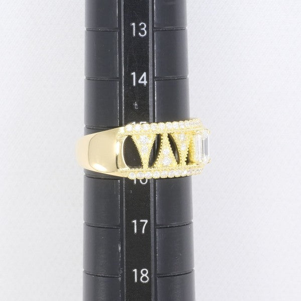 18K Yellow Gold Diamond Ring for Women - Elegant Solitaire Engagement & Wedding Band - Perfect for Proposals, Anniversaries & Special Occasions