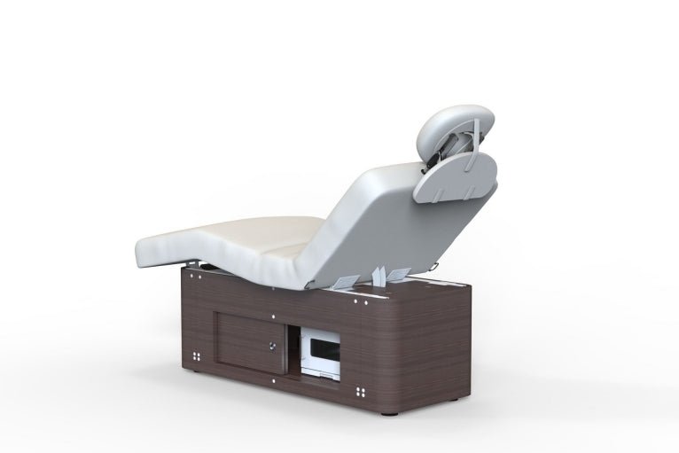 Silverfox 3 Motors Electric Facial Bed Spa Massage & Exam Table with Cabinet 2285B - Professional Salon & Spa Equipment for Facial Treatments, Massage Therapy & Skin Care Procedures