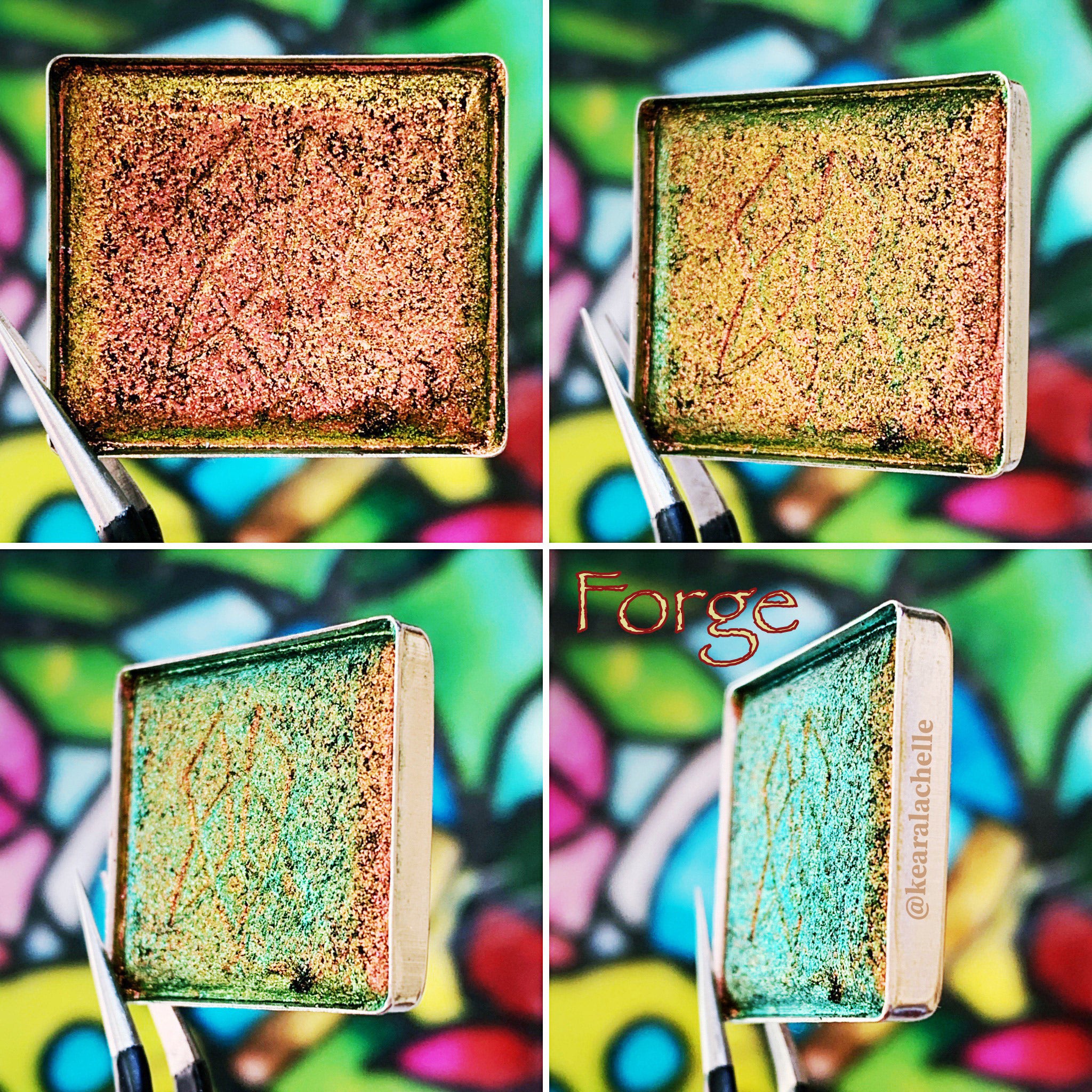 Multichrome Eyeshadow Palette - Jewel-Toned Shimmer & Metallic Finish for Stunning Eye Makeup | Perfect for Parties, Night Out & Special Occasions