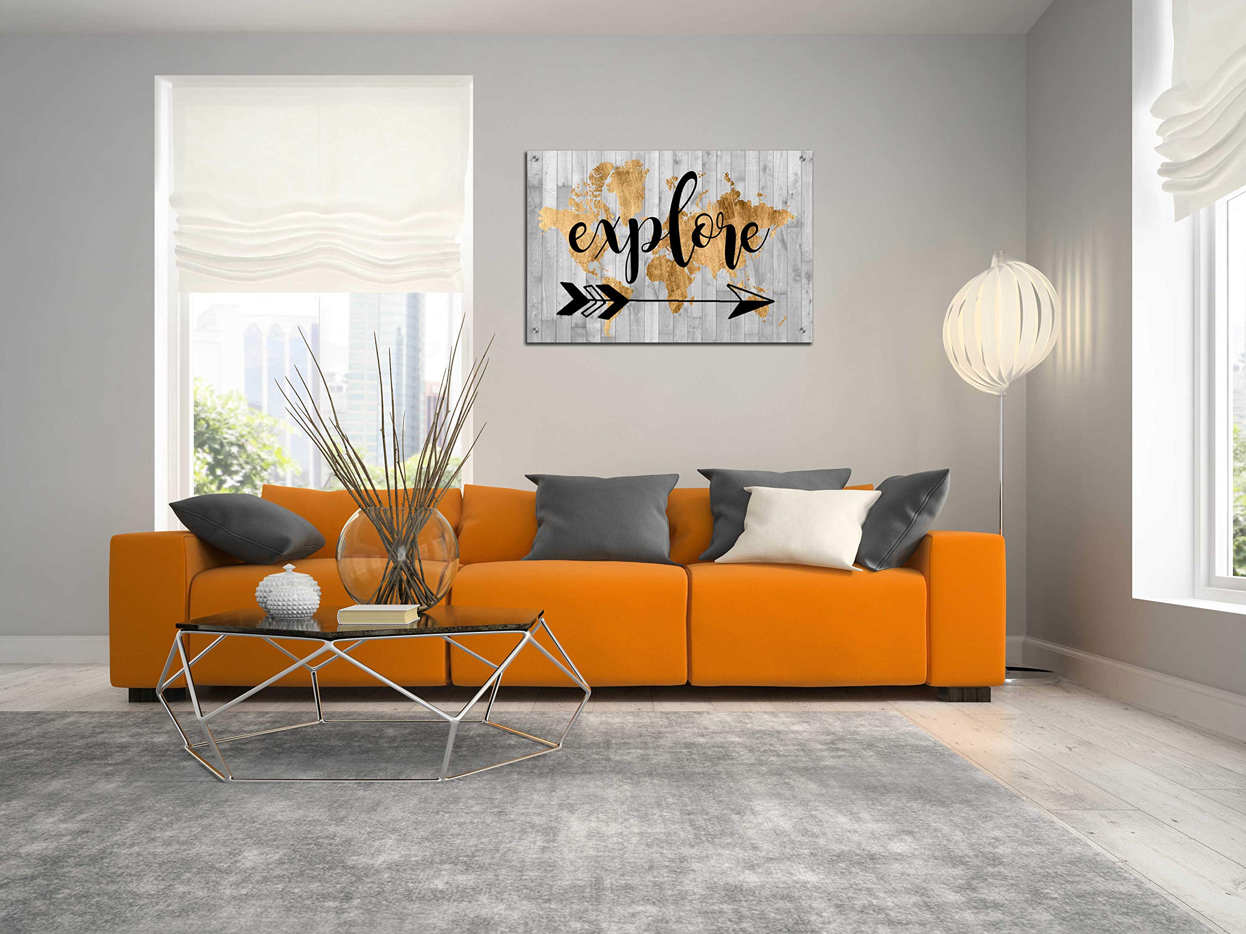 Epic Art 'Young Explorer V' by Studio W - Premium Acrylic Glass Wall Art Painting 36x24 Inches - Perfect for Living Room, Bedroom & Office Decor