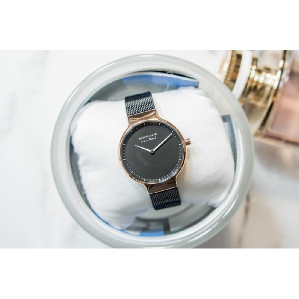 BERING 15531-262 Women's Watch - Elegant Stainless Steel & Crystal Design - Perfect for Office, Party & Everyday Wear