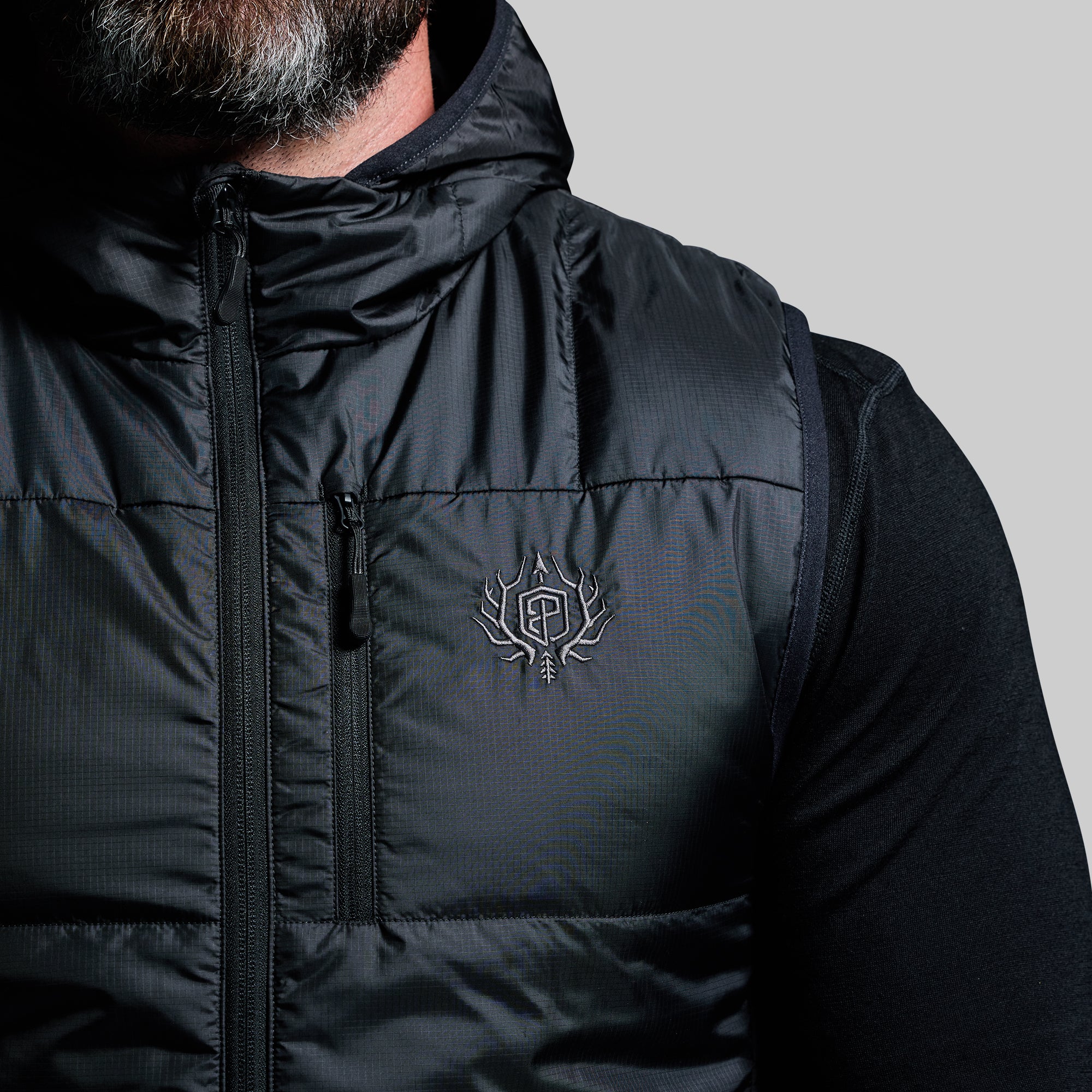Men's Winter Tundra Vest - Lightweight Insulated Puffer Vest for Outdoor Activities (Black) - Perfect for Hiking, Camping & Cold Weather Layering