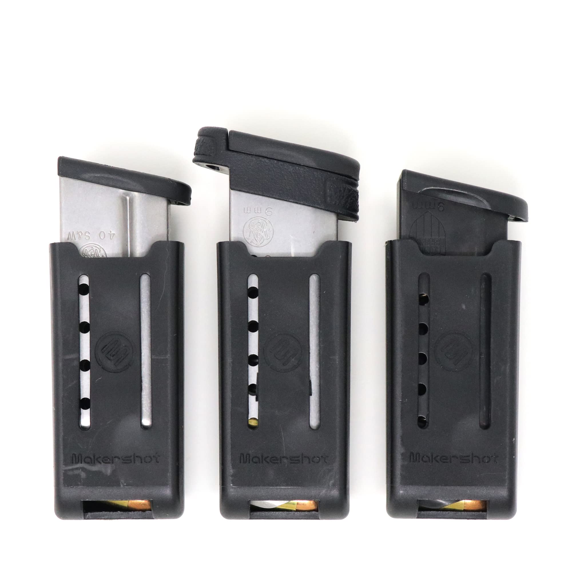 MakerShot Magazine Carrier - Tactical Gun Belt Magazine Holster for Handgun & Pistol | Durable Ammo Storage & Clip Holder | Perfect for Range Training, Hunting & Tactical Missions