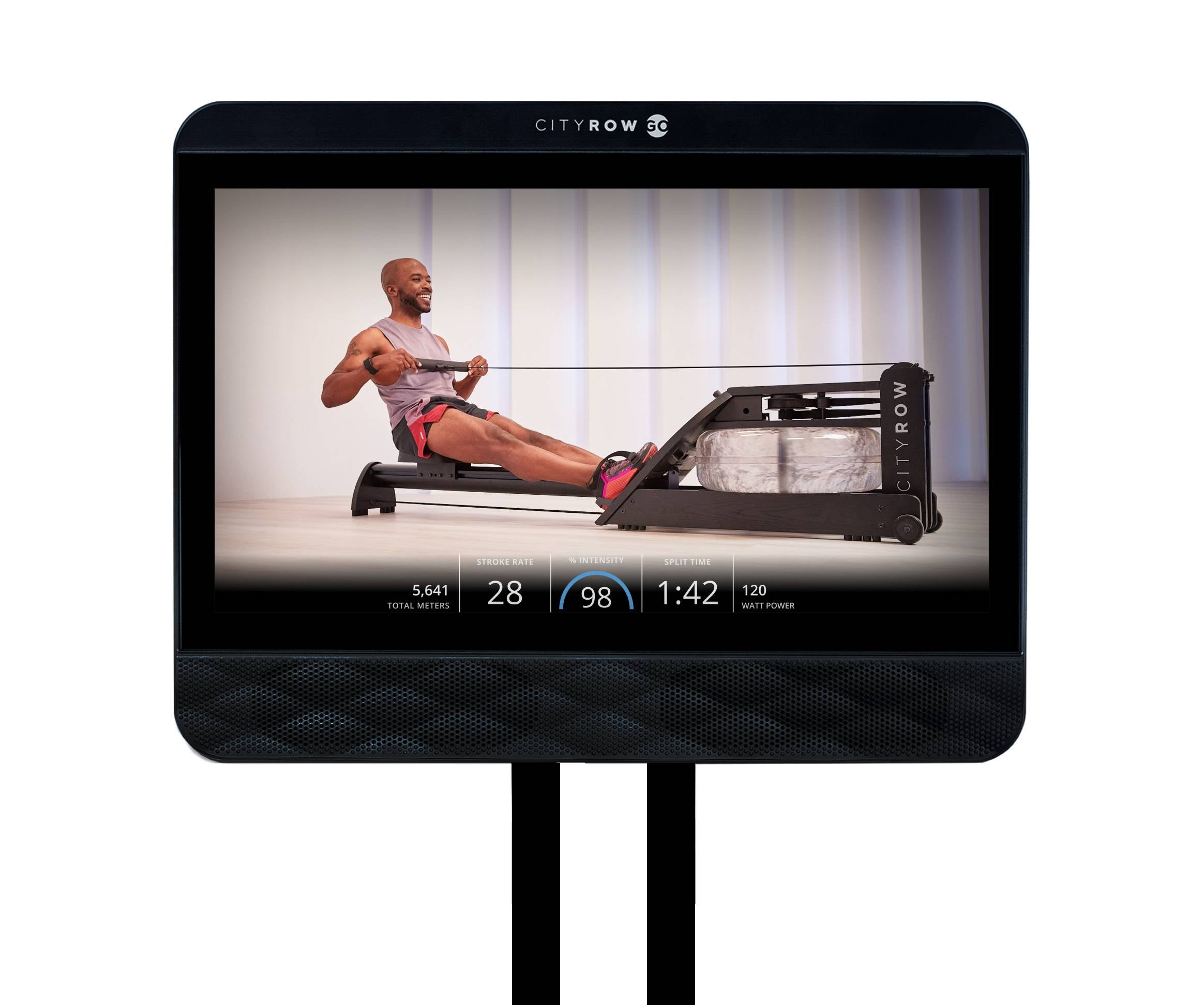 WaterRower A1 CityRow Connect Shadow Rowing Machine - Premium Home Fitness Equipment for Full-Body Workout | Perfect for Small Spaces & Cardio Training