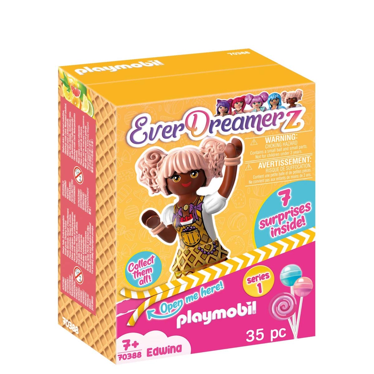 Playmobil EverDreamerz Edwina Doll with Heart Waffle Charm & 7 Surprises – Interactive Collectible Toy for Kids, Perfect for Imaginative Play & Gift Giving