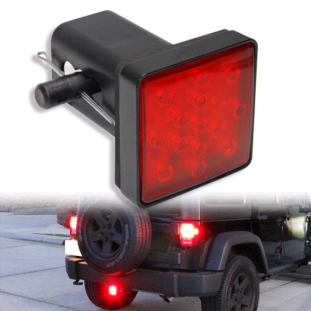 OPP ULITE 15-LED Trailer Hitch Lights - Red Lens LED Brake Tail Light for 2