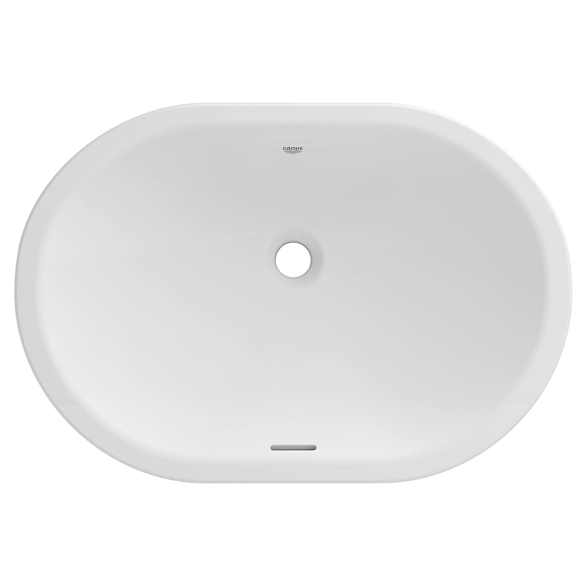 GROWE 39673000 Essence Bathroom Sink Faucet - Alpine White Finish - Single Handle Waterfall Spout - Perfect for Modern Bathroom & Vanity Decor