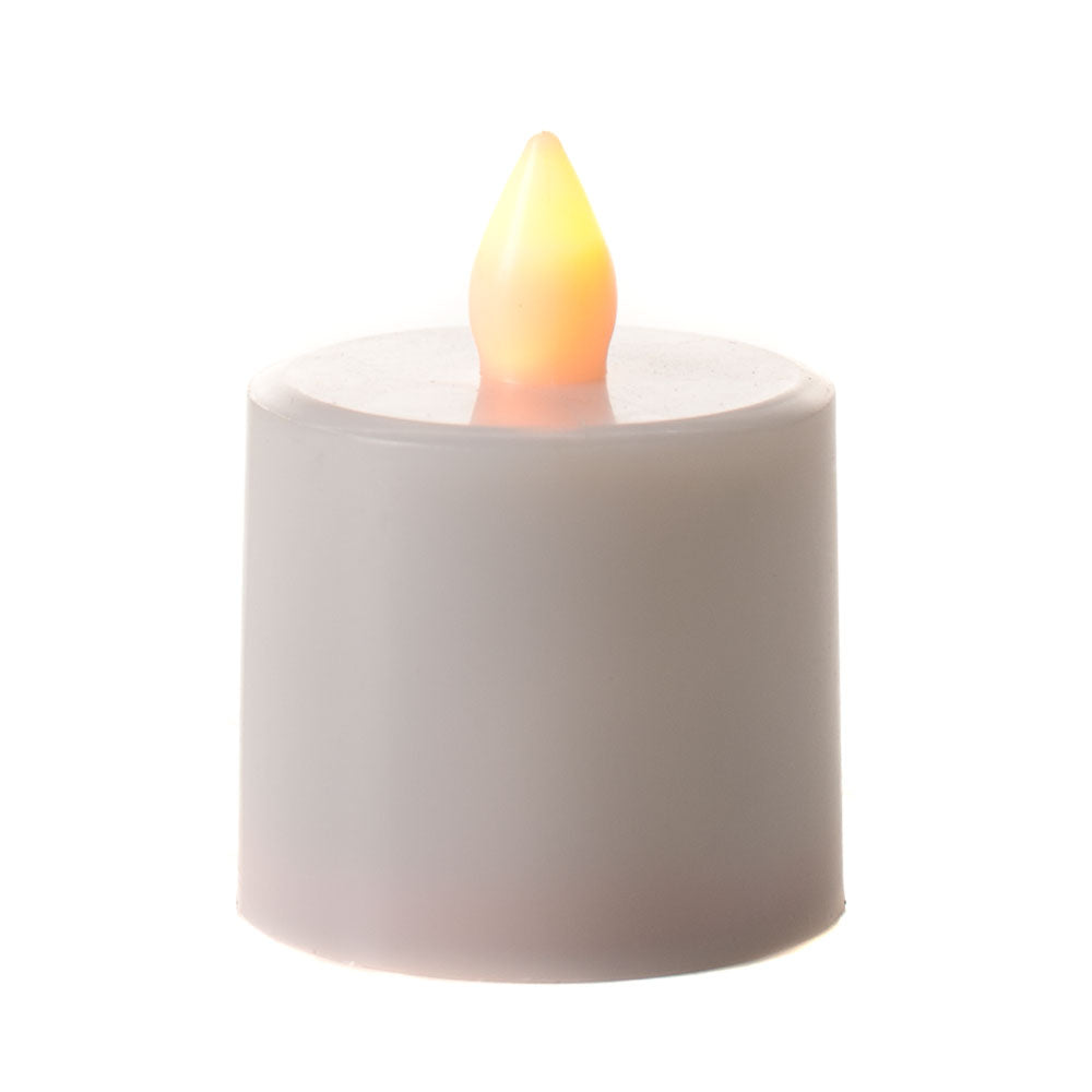 Flameless LED Candle Cafe Series - Set of 6 Battery Operated Candles for Home Decor, Wedding Centerpieces & Romantic Ambiance